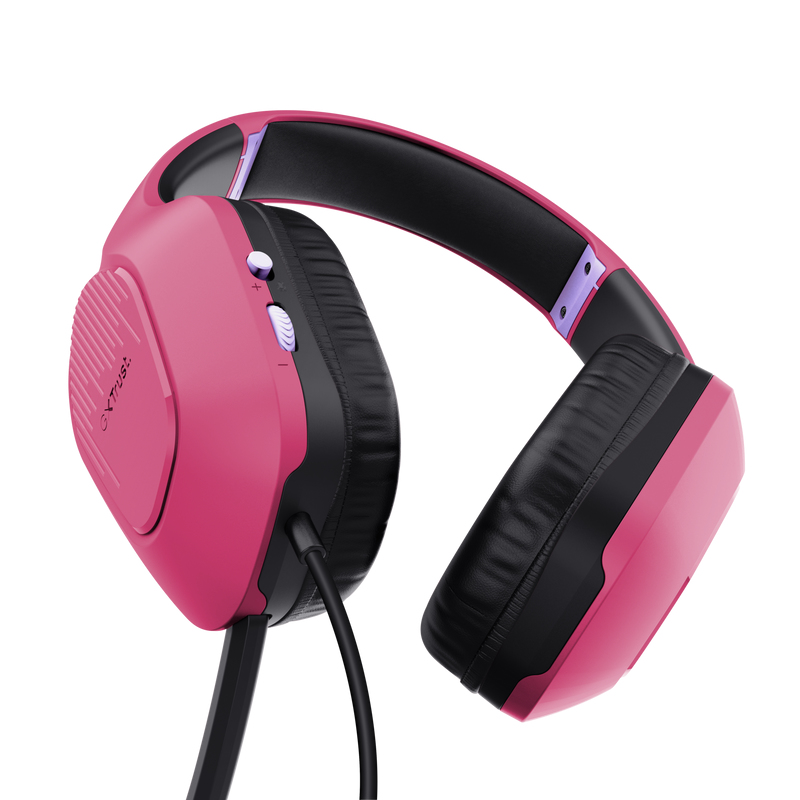 TRUST Casque Gamer filaire GXT 415 Zirox (Rose)