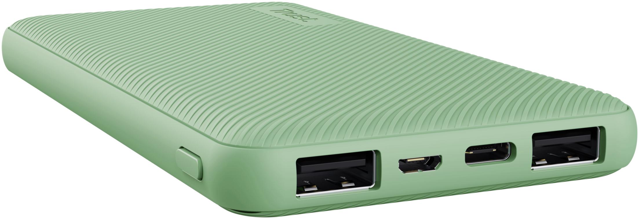 TRUST 25029 banque d'alimentation électrique Lithium-Ion (Li-Ion) 10000 mAh Vert