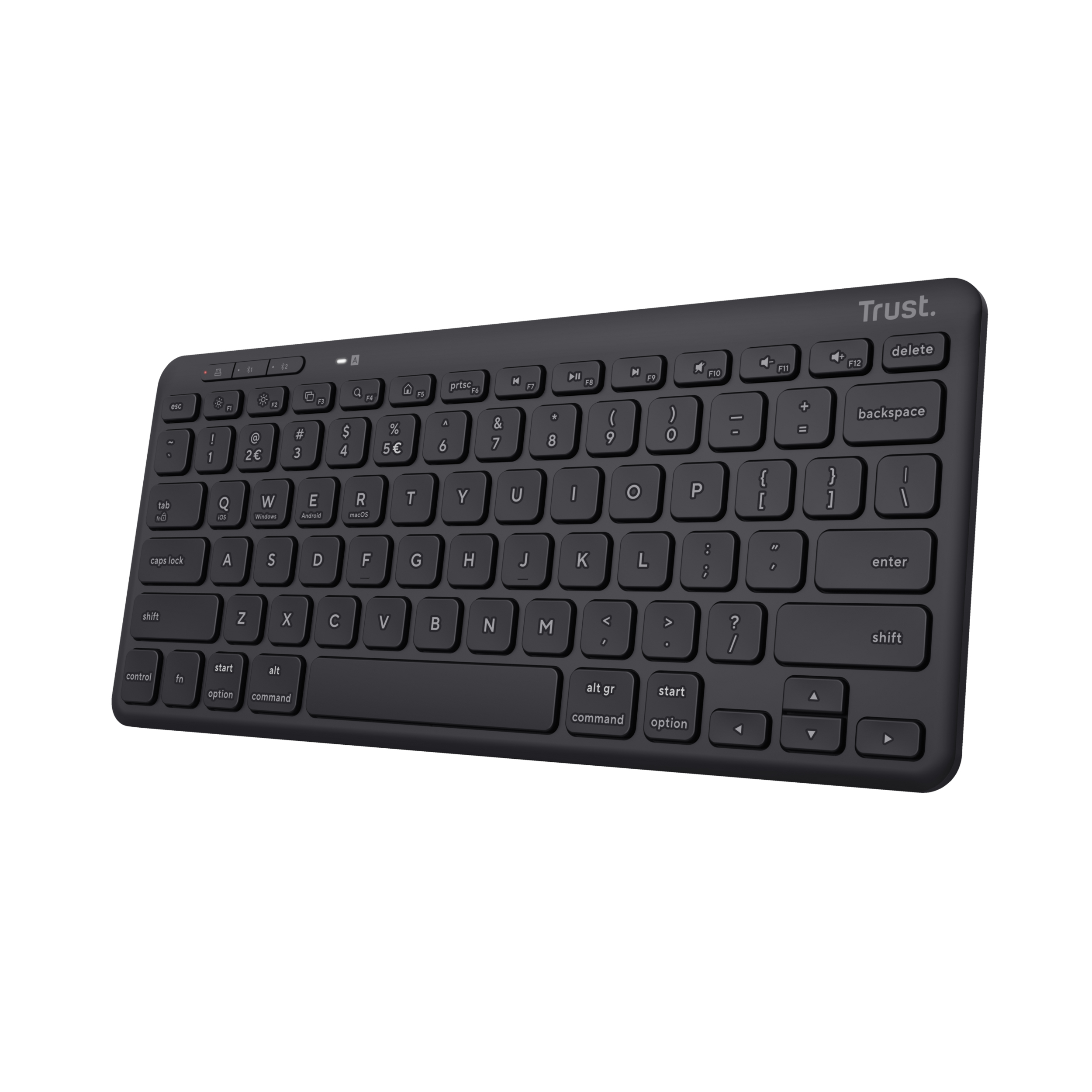 TRUST Clavier Lyra Compact Auscultation Bluetooth USB/AUX 10 mètres