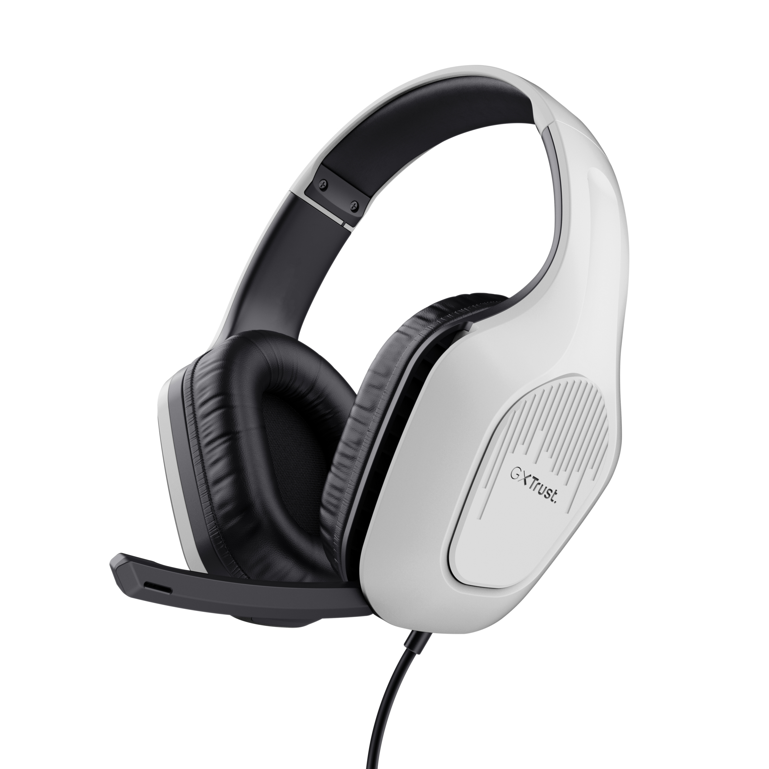 TRUST Modèle du produit : GXT 415W Zirox Casque Avec fil Arceau Blanc