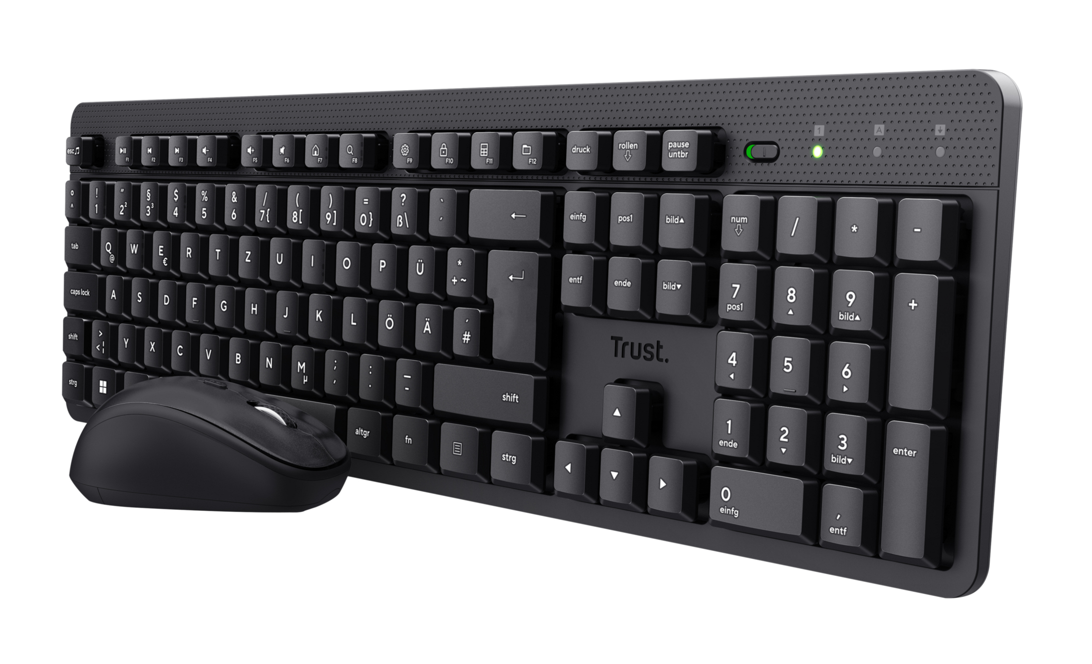 TRUST TKM-360 Combo clavier + souris sans fil 1600DPI noir