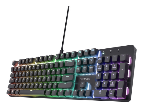 TRUST Teclado GXT 871 Zora mécanique Layout ES rétroéclairé RGB