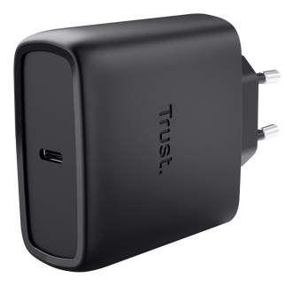 TRUST Chargeur GaN USB-C 65W Noir EU MAXO