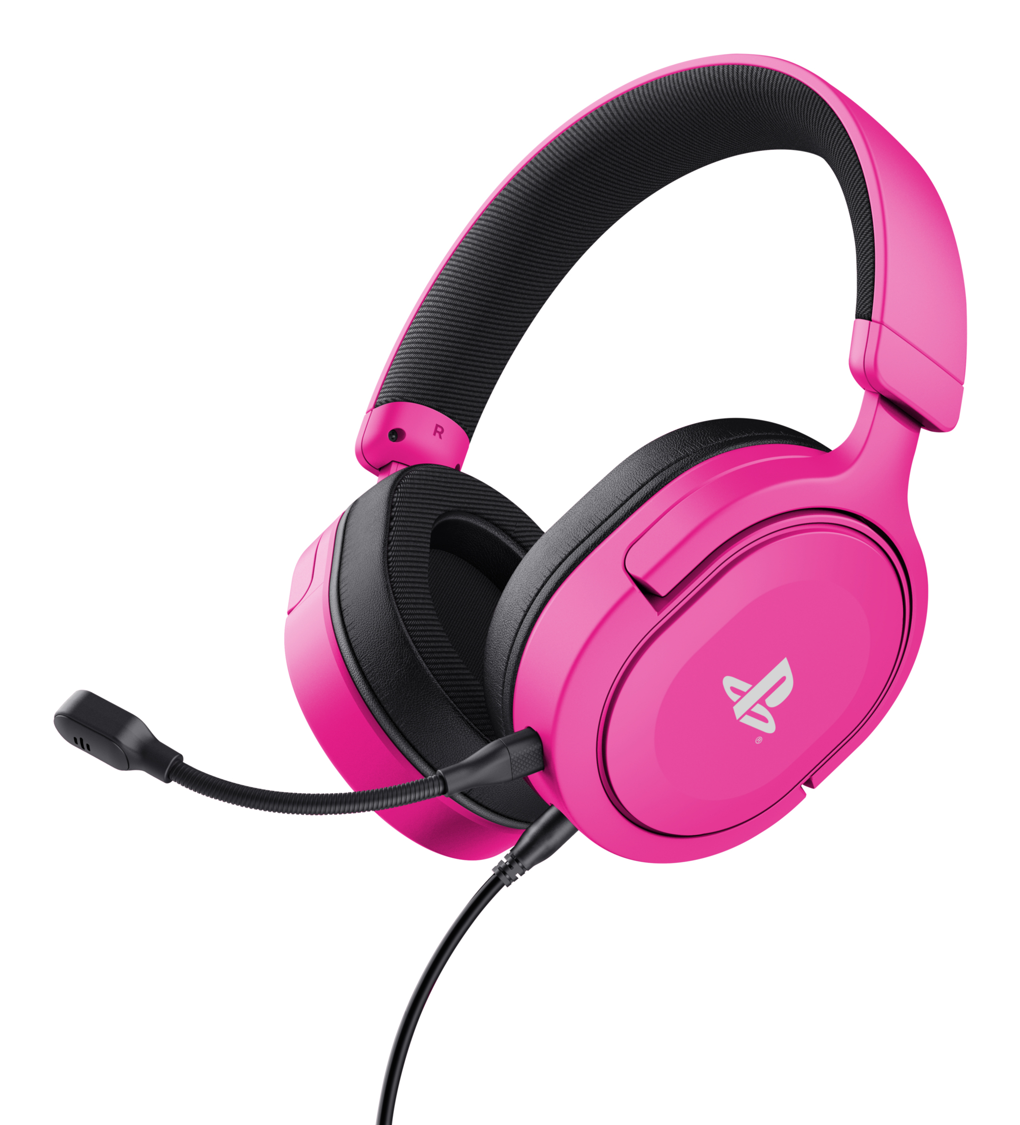 TRUST casque gamer forta ps5 rose
