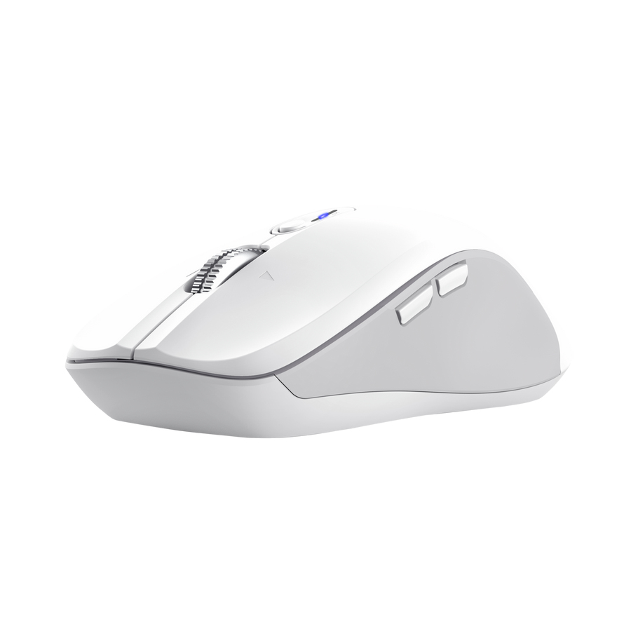TRUST Souris 25674 Bluetooth 3200 DPI Blanc Multidispositif Silencieux