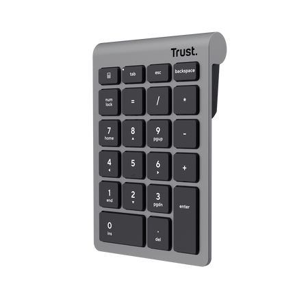 TRUST Teclado sans fil Xalas 22 touches Argent