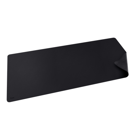 TRUST Tapis antidérapant noir en PVC vegan  Benya XXL 900 x 430 mm