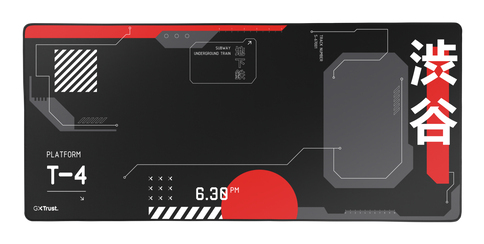 TRUST Tapis de souris  GXT 759 XXL bord cousu antidérapant PET gaming