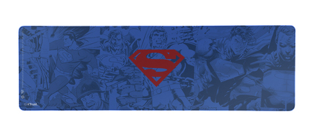 TRUST Tapis de souris de jeu  Superman XXL 930 x 300 mm, base antidérapante en PET, bords cousus