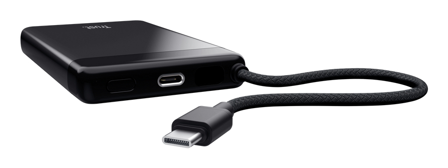TRUST Powerbank FIERA 10.000 mAh avec câble fixe USB-C