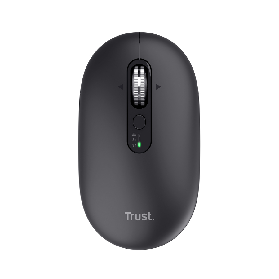 TRUST Souris sans fil SERON hyperscroll multi-connexion rechargeable noir