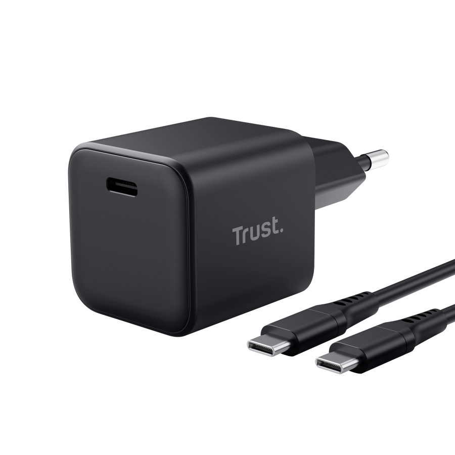 TRUST Alimentation universelle MAXO USB-C 65 watts compacte Apple PC port USB-C