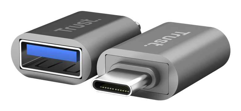TRUST Pack de 2 adaptateurs USB-C vers USB-A