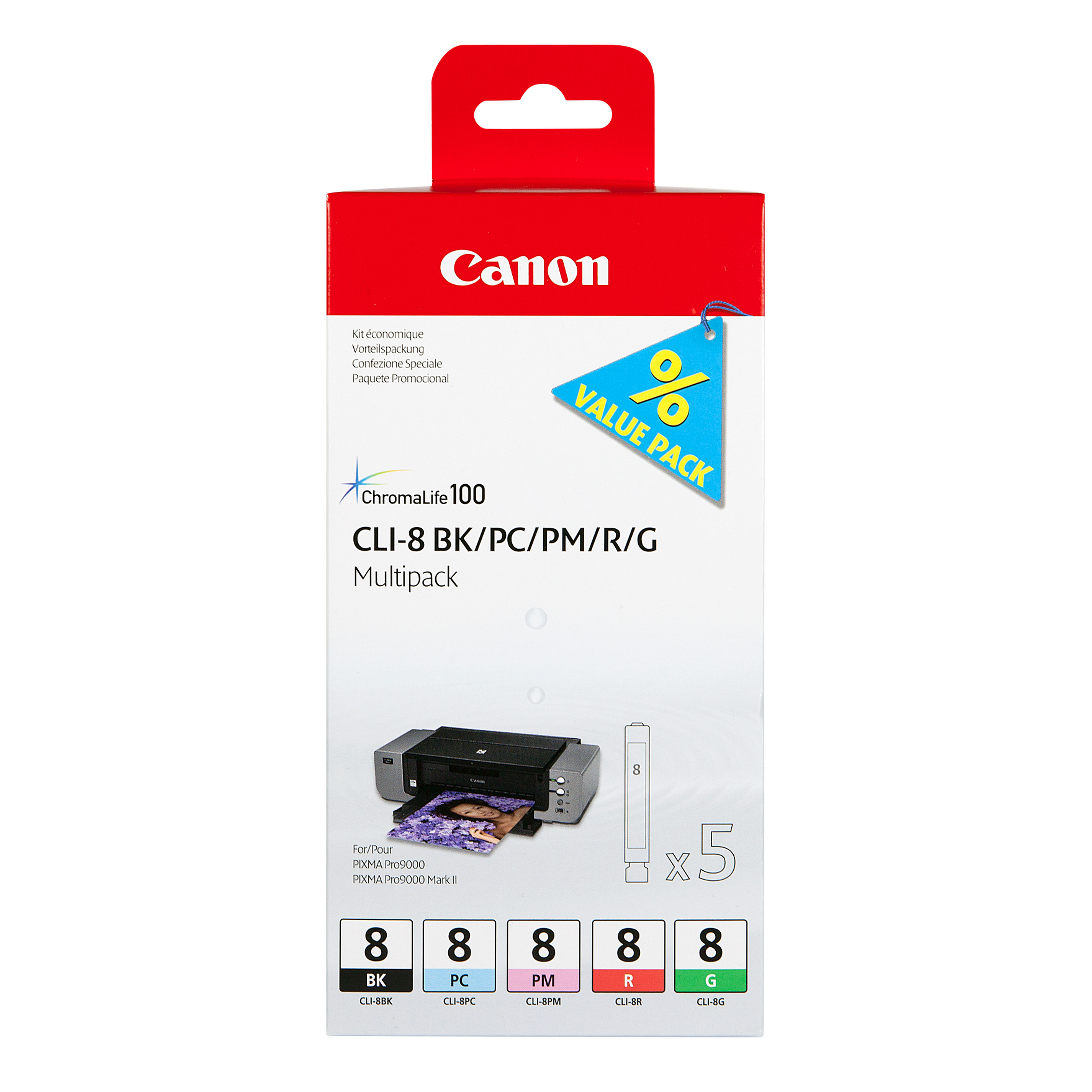 CANON CLI Value Pack 8 Multipack