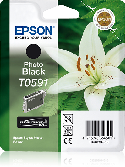 EPSON BLISTER ENCRE NOIRE R2400 T0591