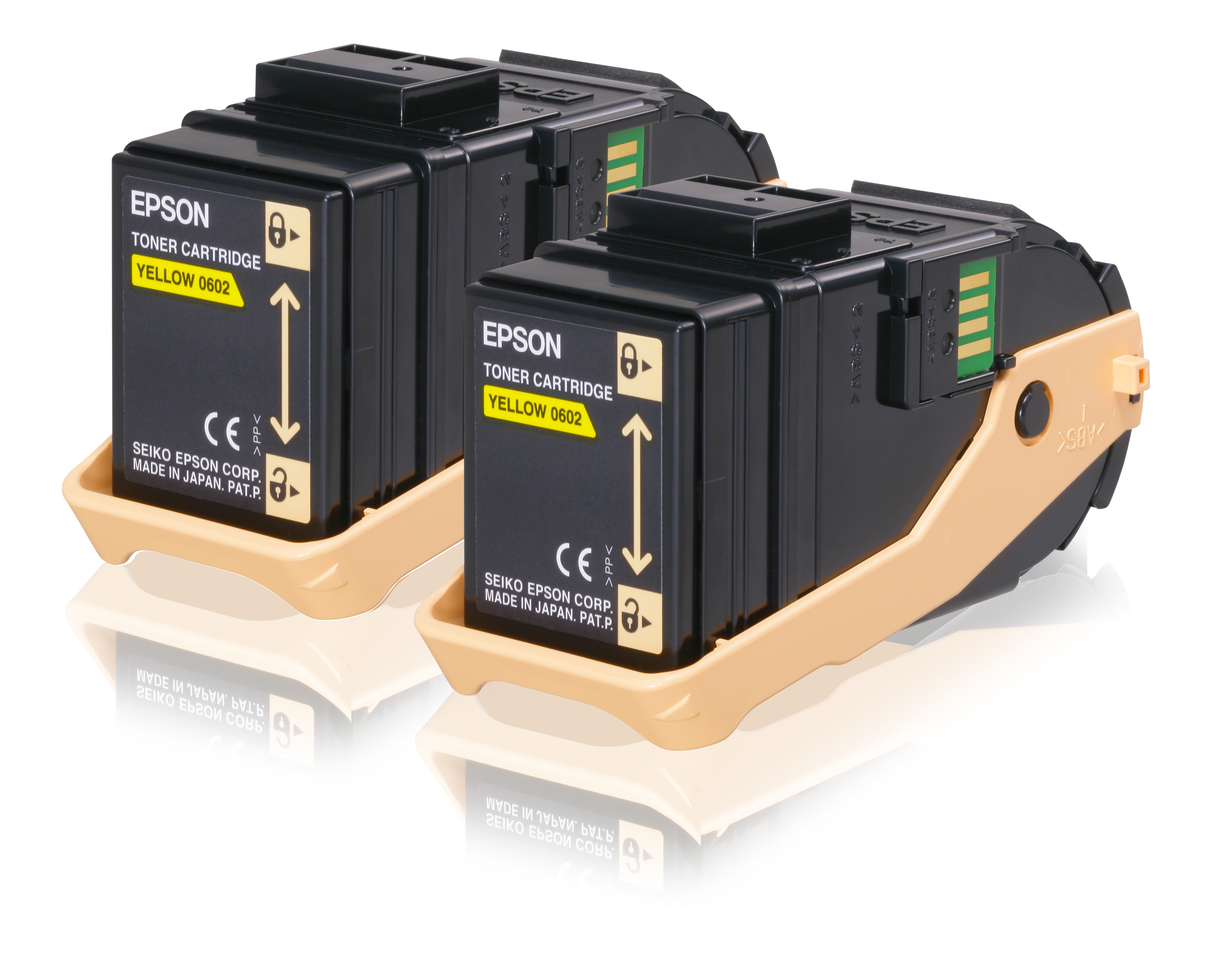 EPSON Pack 2 toners jaune AL-C9
