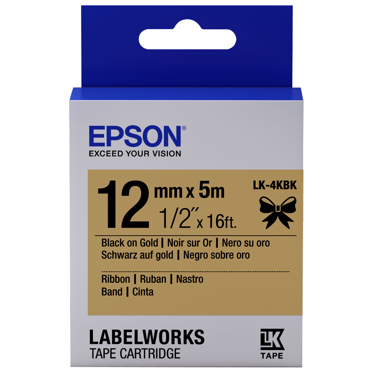 EPSON LK-4KBK noir/or
