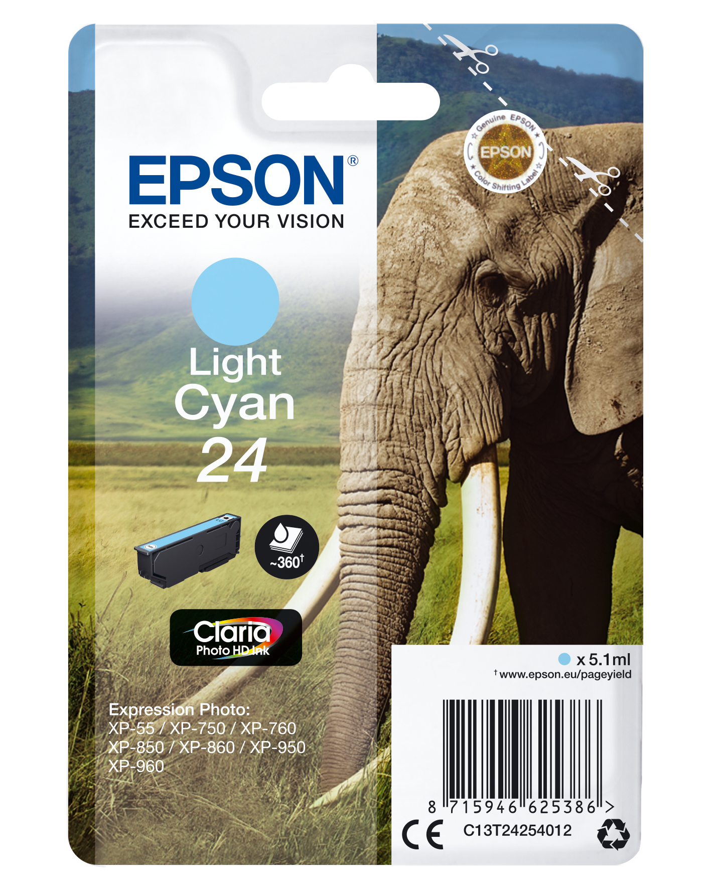 EPSON 24 ligth magenta ink