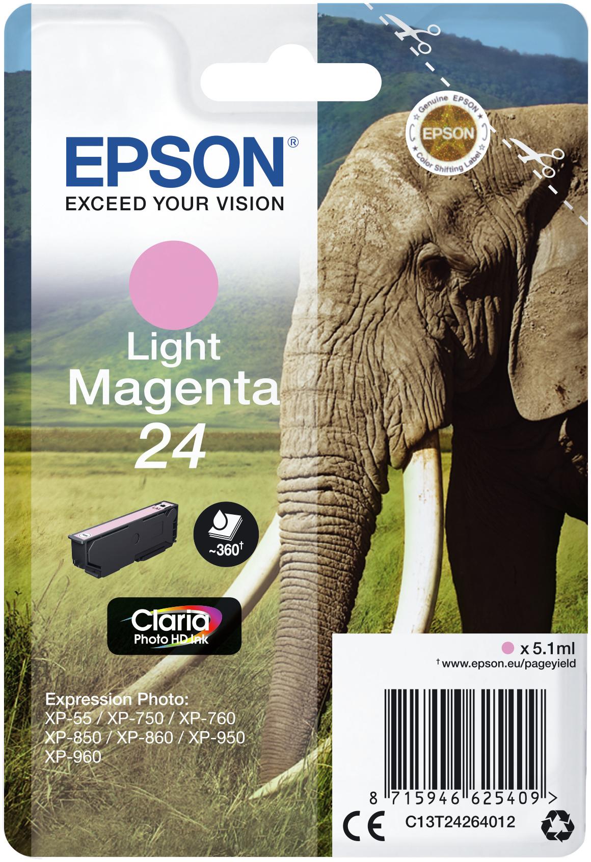EPSON EPSON ELEPHANT MAGENTA CLAIR