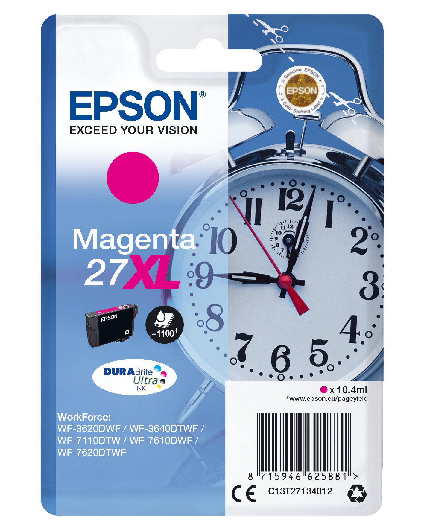 EPSON Cartouche  C13T27134012 27XL