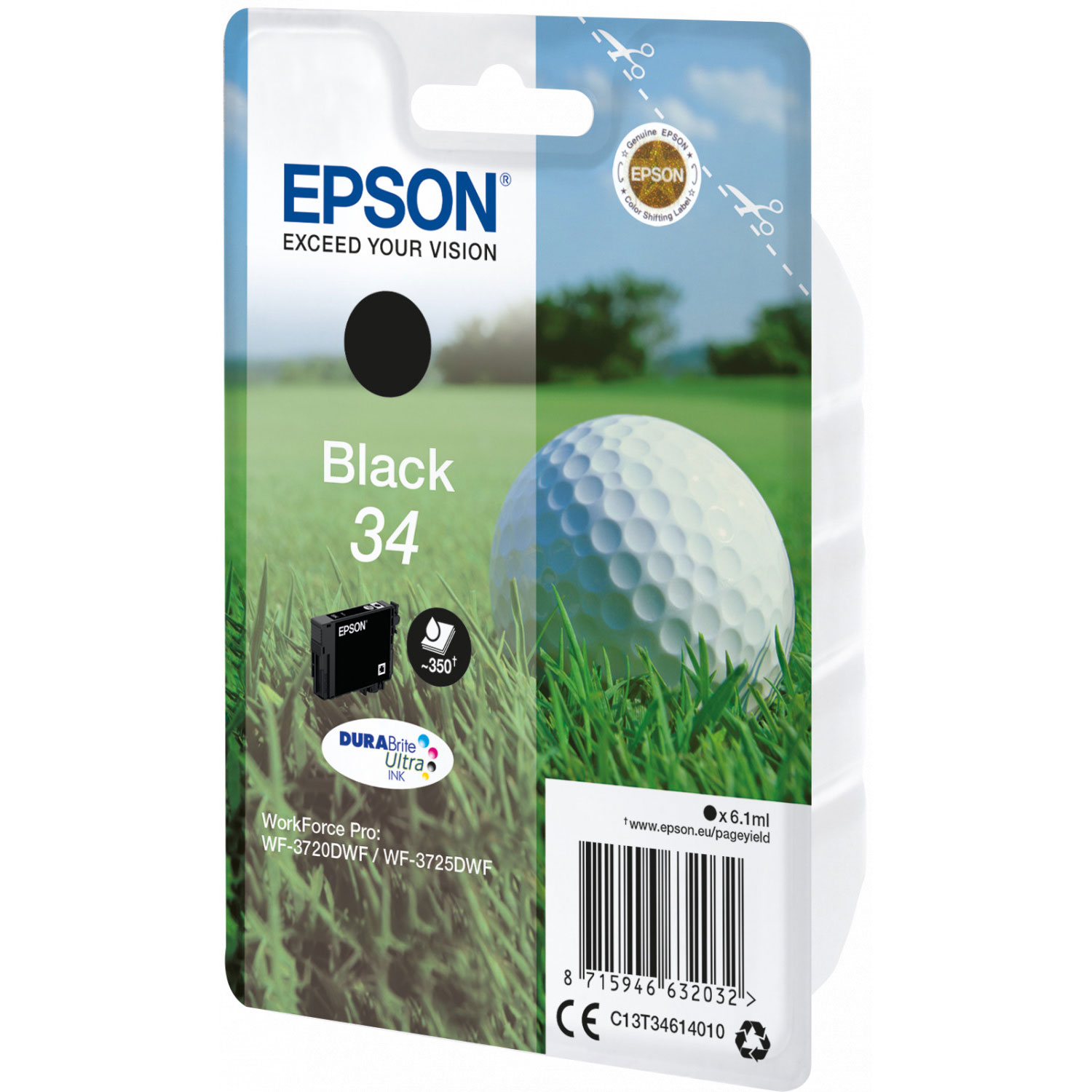EPSON Balle de Golf Noir 34