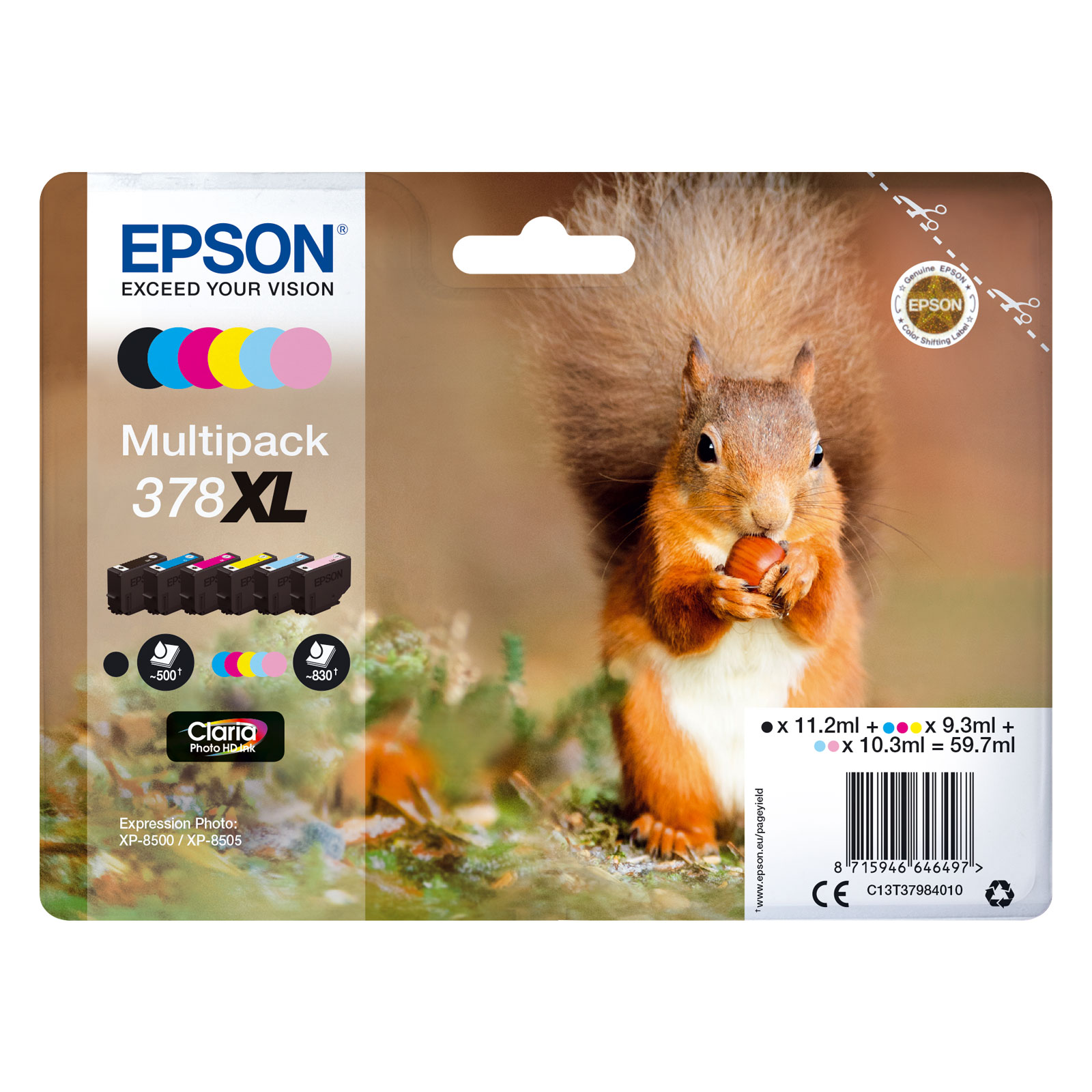 EPSON Ecureuil Multipack 378XL