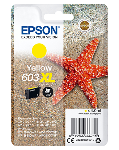 EPSON Etoile de mer 603XL Jaune