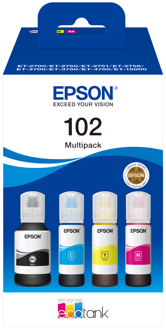 EPSON 102 EcoTank 4-colour Multipack