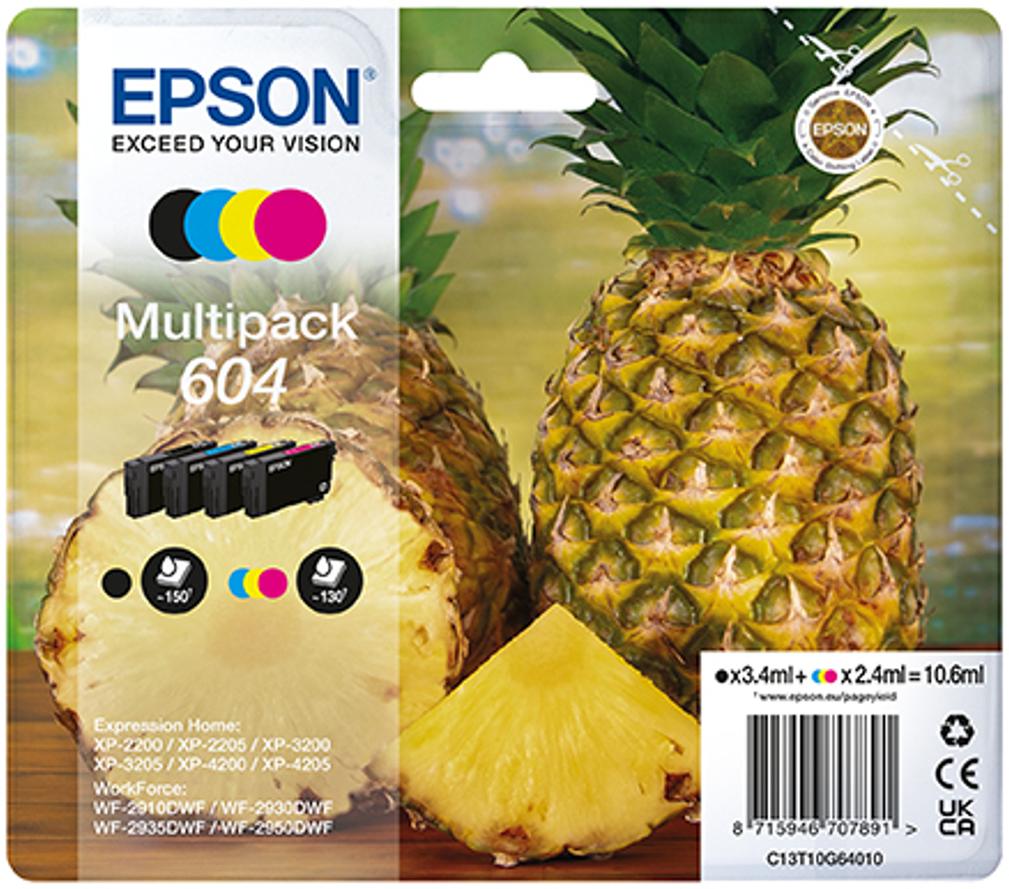 EPSON PACK 604 ANANAS 4 COULEUR