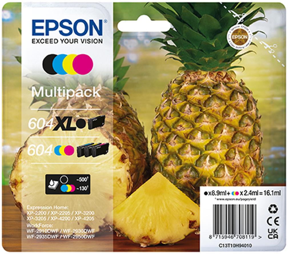 EPSON PACK 604 ANANAS 4 couleurs + noir XL