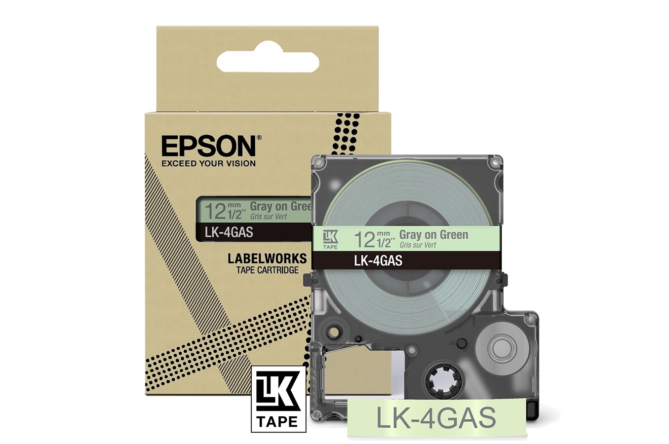 EPSON Ruban autocollant LW GRIS VERT