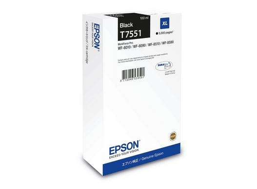 EPSON <b>Cartouche d'encre XL noire pour la série EPSON WF-8xxx</b><br><br>