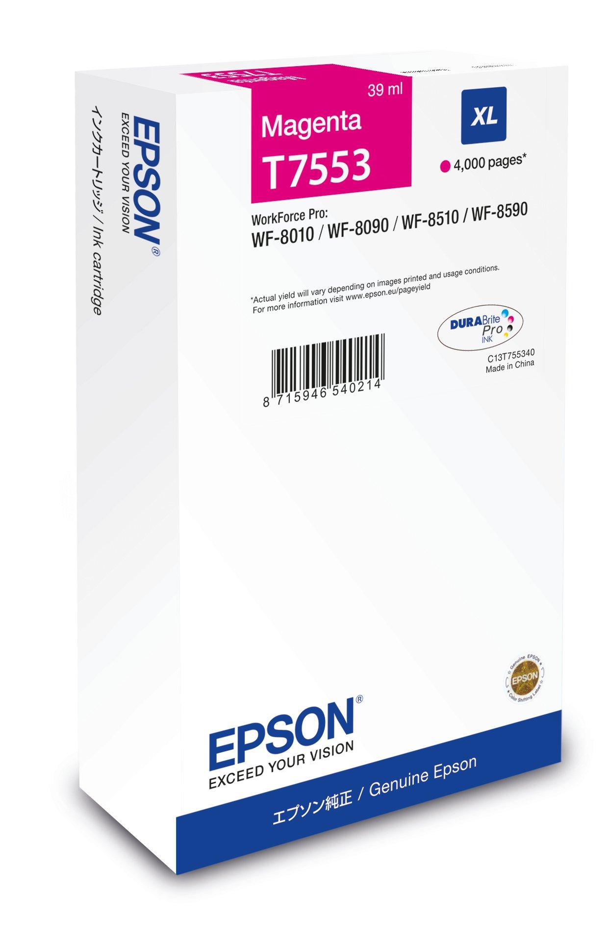 EPSON Modèle du produit : WF-8xxx Series Ink Cartridge XL MG