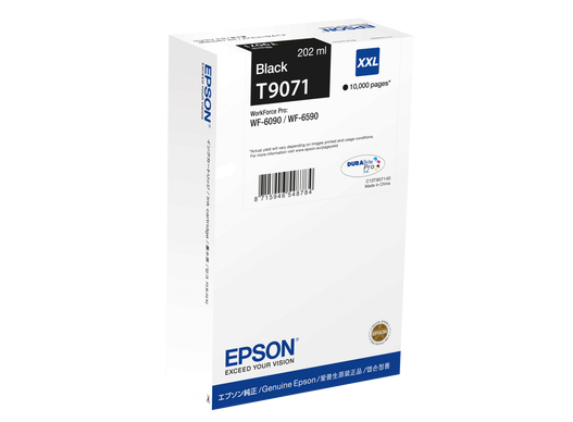 EPSON Ink/T9071 DURABrite Pro 202ml BK