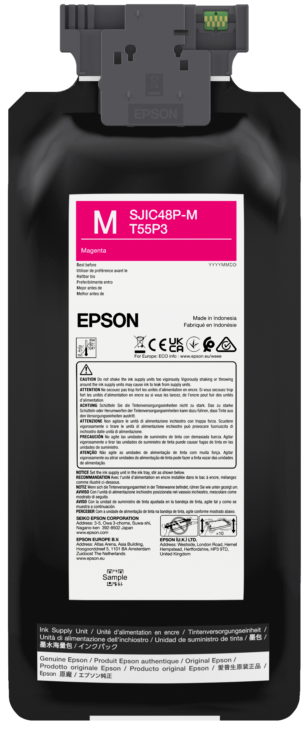 EPSON SJIC48P-M Magenta ink cartridge CWC8000e