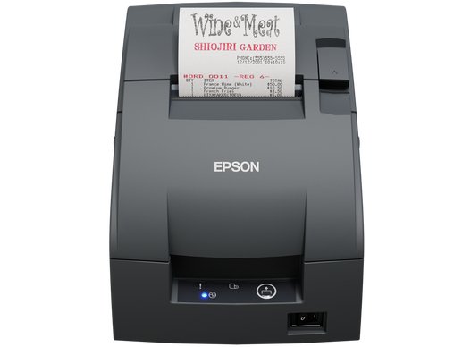 EPSON Imprimante matricielle USB TM-U220IIB avec découpeuse automatique de tickets