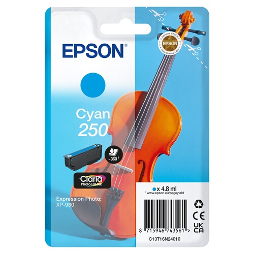 EPSON Singlepack Cyan 250 ink