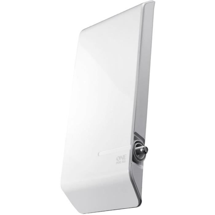One for all Antenne TV Extérieure amplifiée full HD , filtre 5G, plastique haute qualité