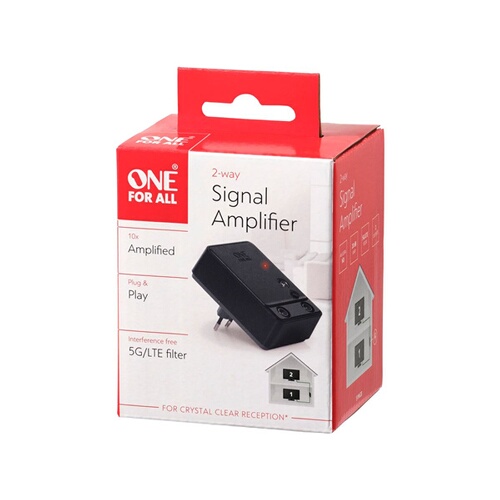 One for all Amplificateur de signal SV9620 5G Noir et Gris