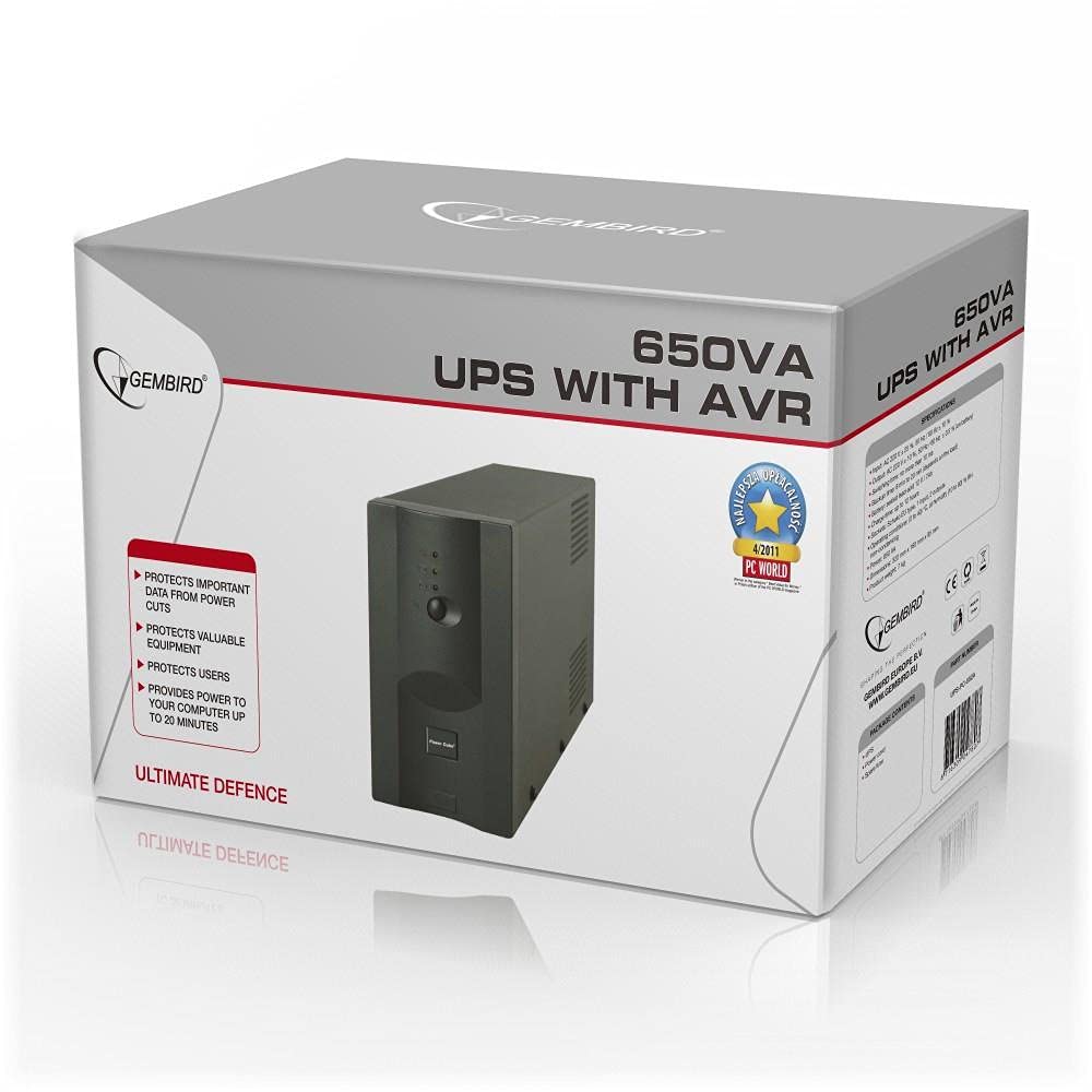 Gembird Gembird Onduleur UPS-PC-652A (650VA)