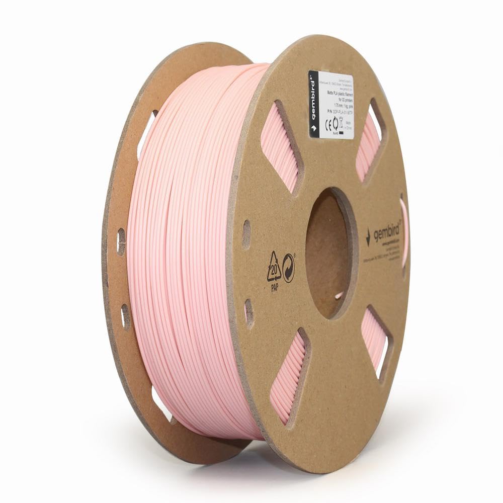 Gembird gembird Filament, mattes PLA, Pink, 1,75 mm, 1 kg