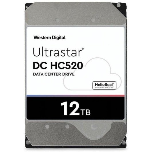 WESTERN DIGITAL Disque Dur Ultrastar He12 12TB HDD 7200rpm SAS 12Gb/s 256MB Fiabilité