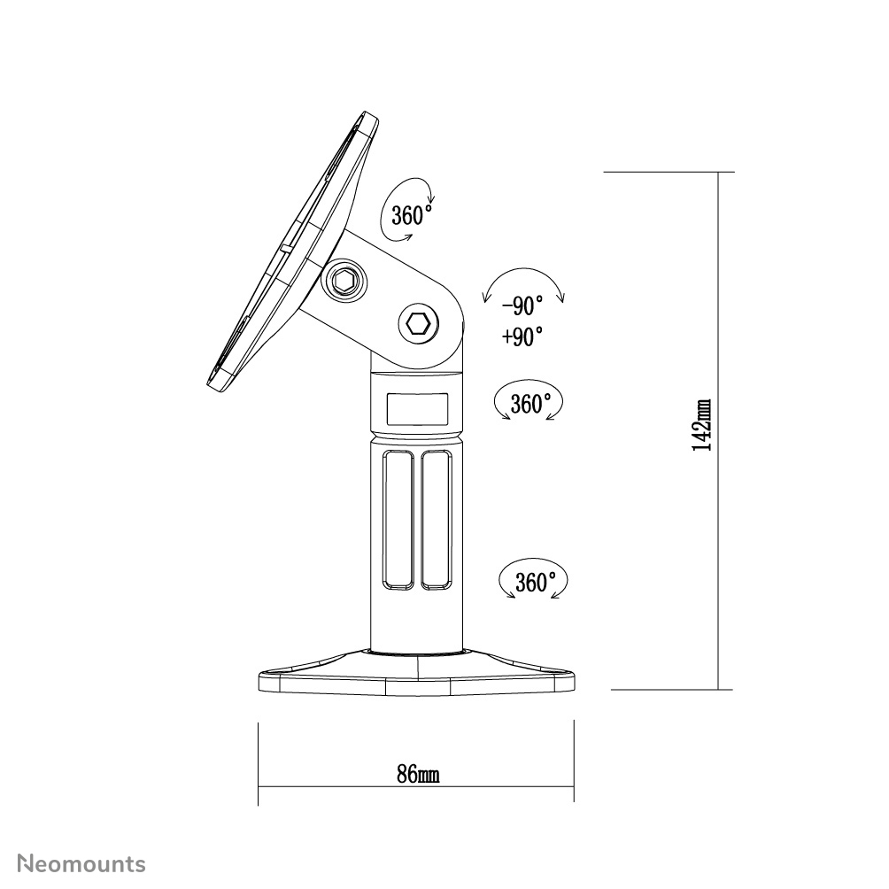 NEOMOUNTS BY NEWSTAR Neomounts SPEAKER-W100