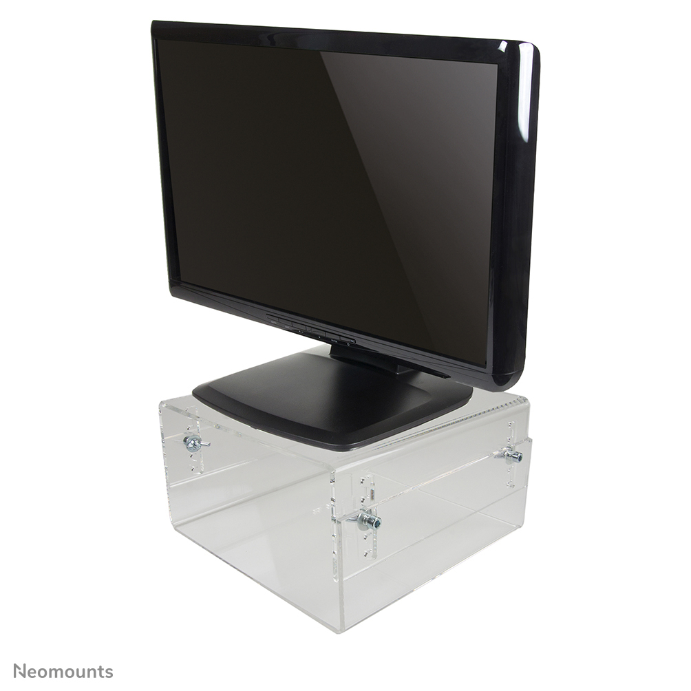 NEOMOUNTS BY NEWSTAR Acrylic Monitor Raiser height adjustment: 0 to 25 degrees