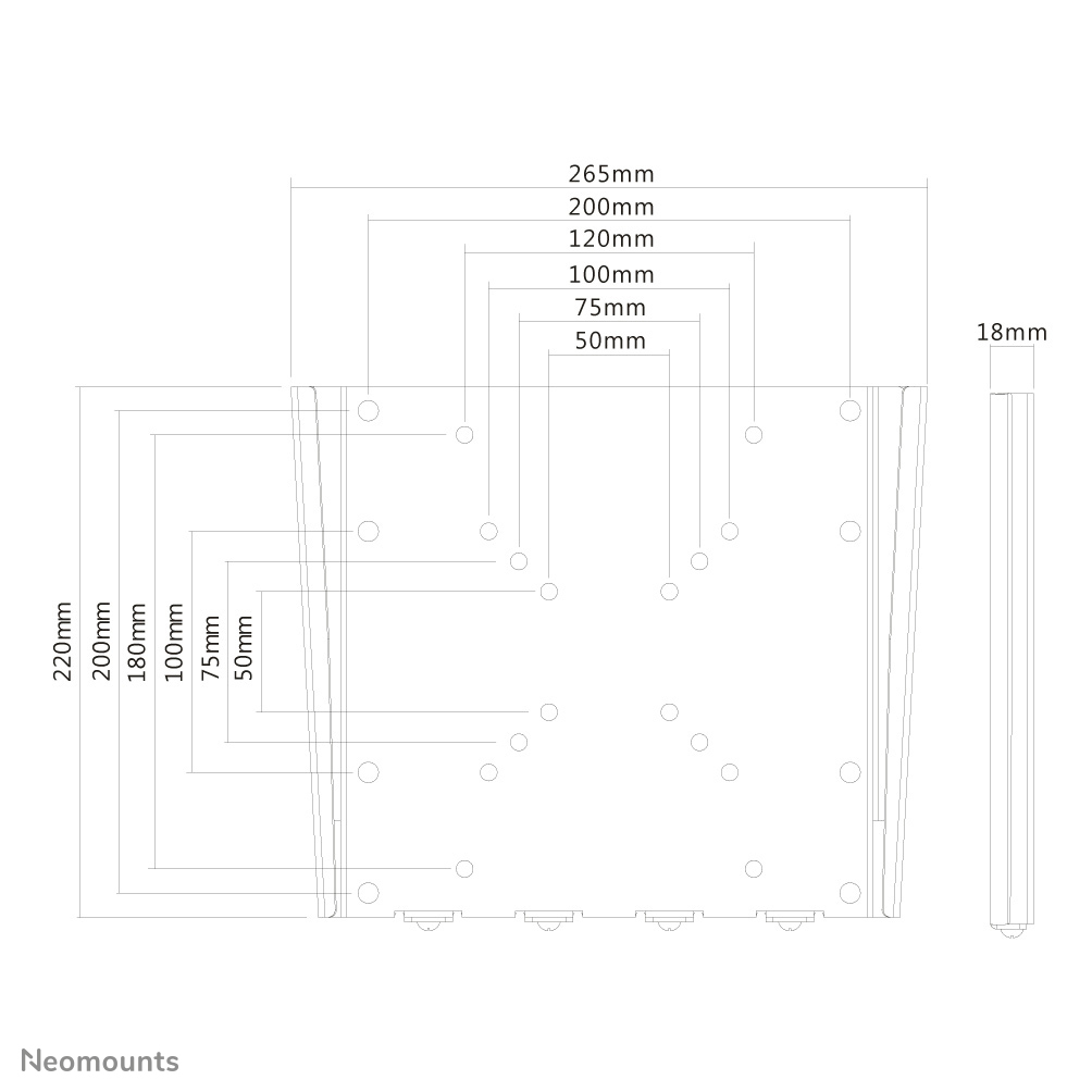 NEOMOUNTS BY NEWSTAR Neomounts FPMA-W110