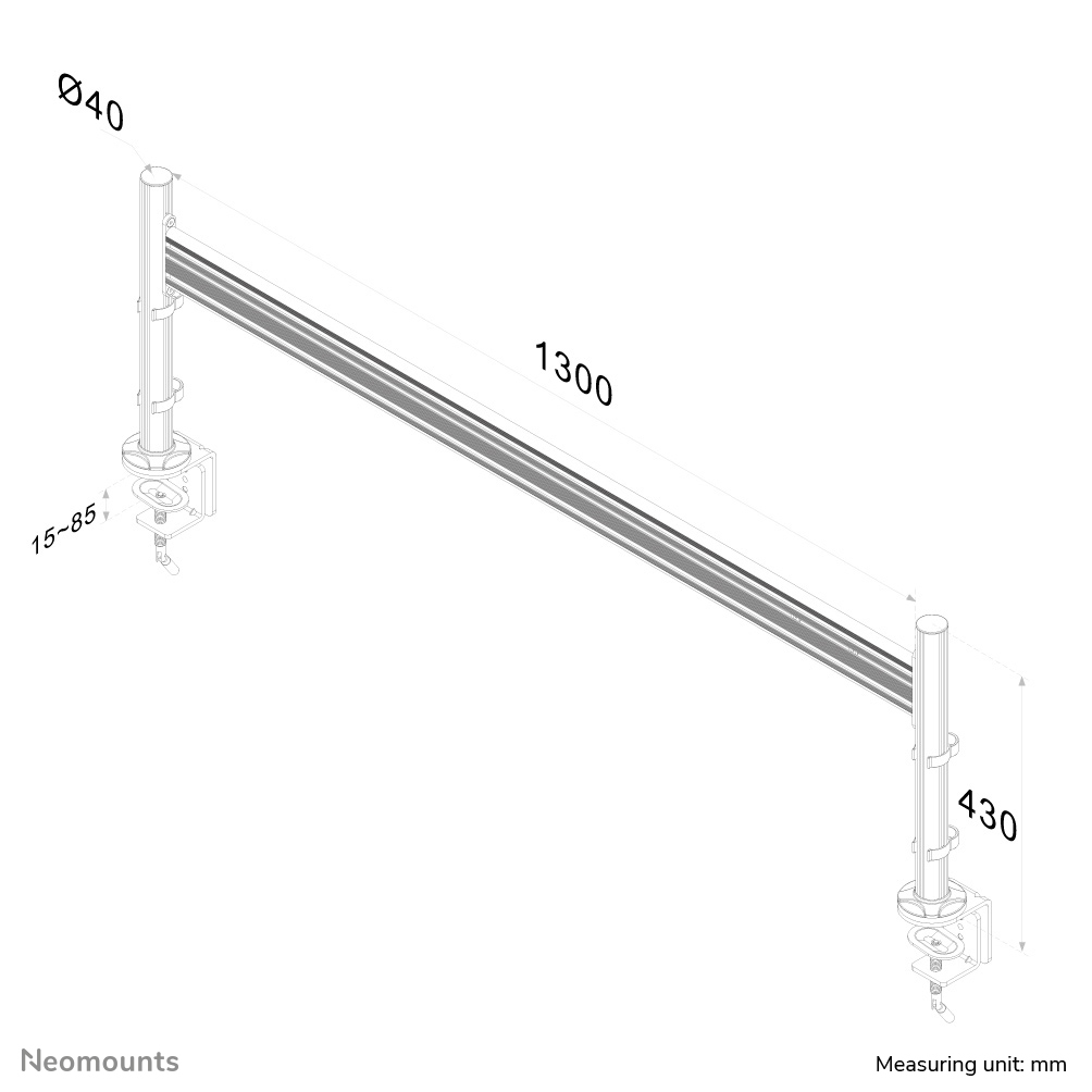 NEOMOUNTS BY NEWSTAR Neomounts FPMA-DTB100