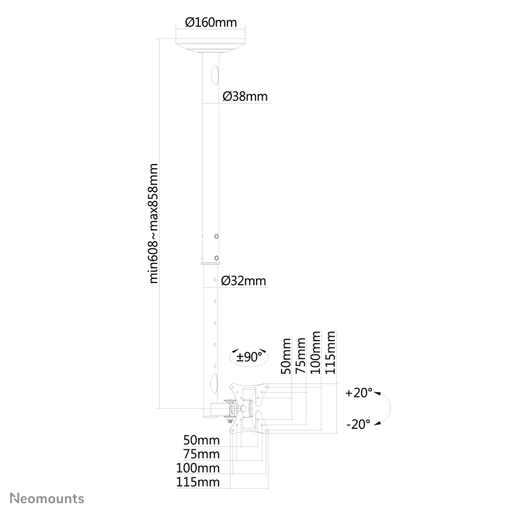 NEOMOUNTS BY NEWSTAR Neomounts FPMA-C050