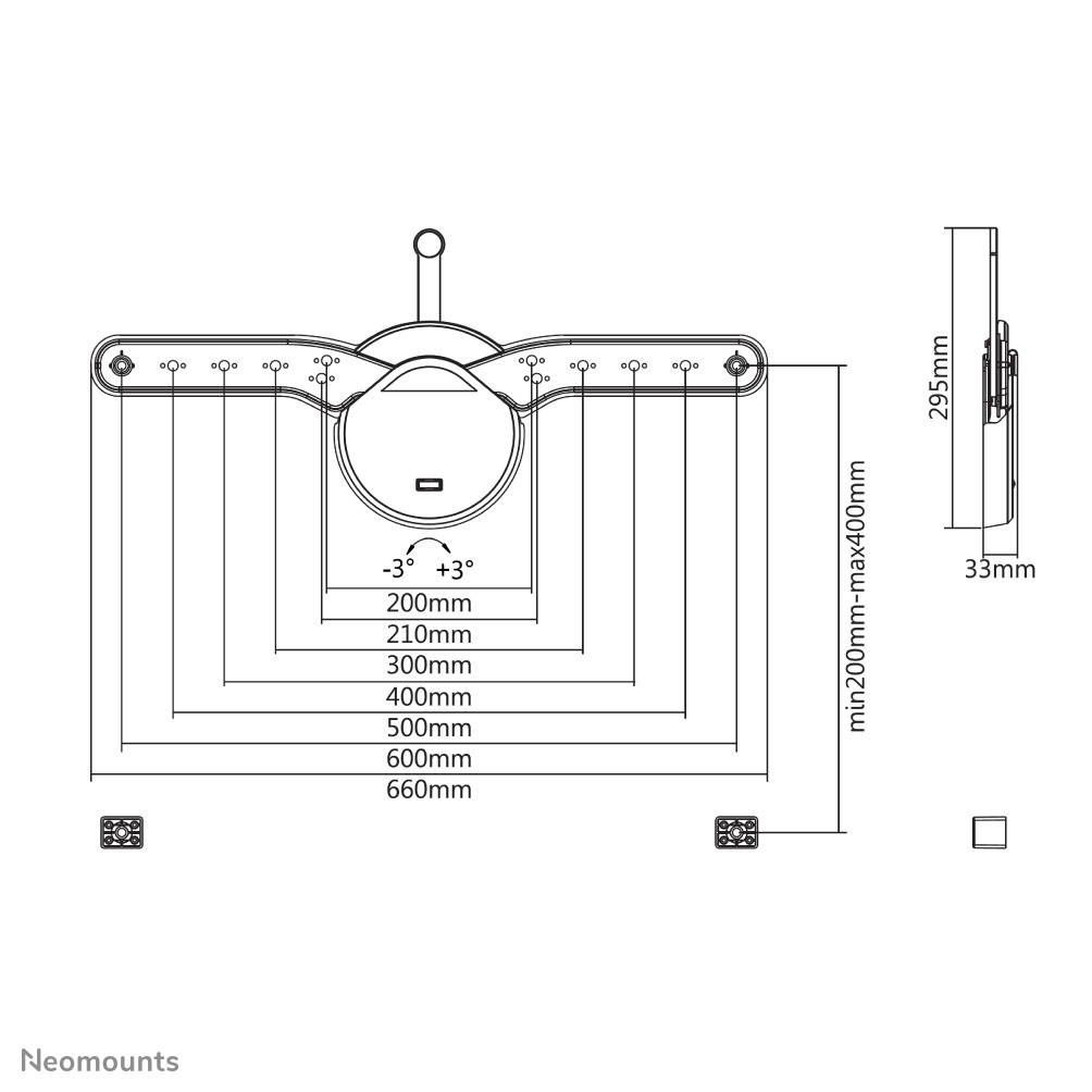 NEOMOUNTS BY NEWSTAR Neomounts OLED-W600