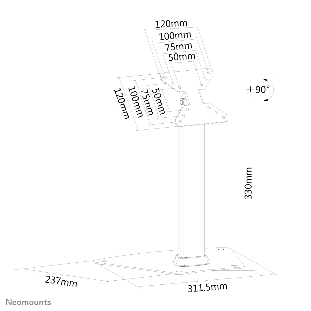 NEOMOUNTS BY NEWSTAR Neomounts FPMA-D1500