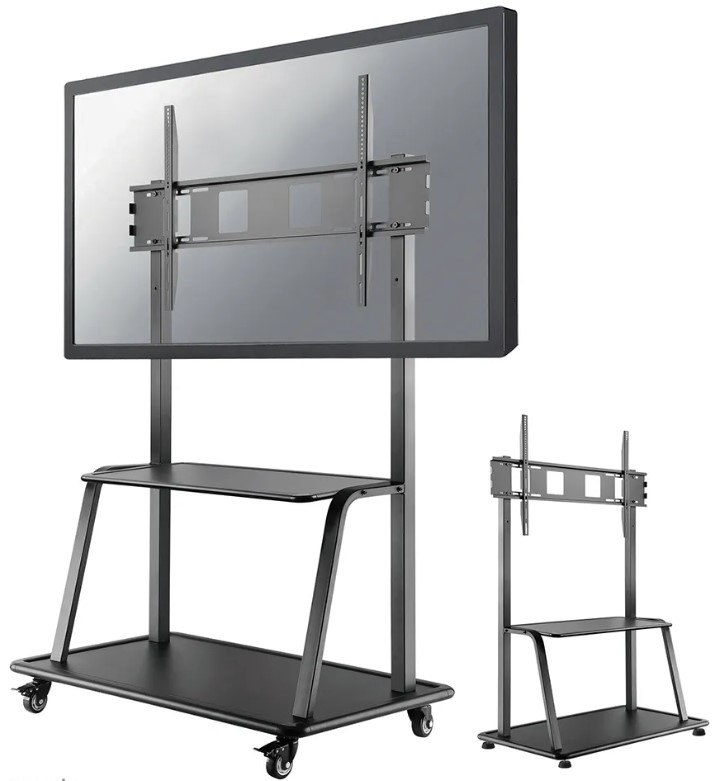 NEOMOUNTS BY NEWSTAR Neomounts Mobile Flat Screen Floor Stand (stand+trolley) (height: 137-162 cm) box 2/2 Black60-105
